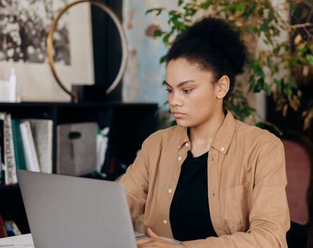 Student taking SAT Test